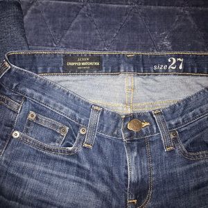 J Crew Women’s Cropped Matchstick Jeans / 27